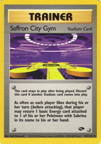 Saffron City Gym 122/132 from Gym Challenge