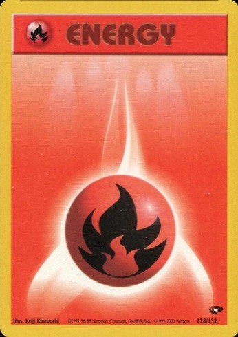 Fire Energy 128/132 from Gym Challenge