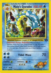Most Valuable 1st Edition Pokémon Cards — Misty's Gyarados