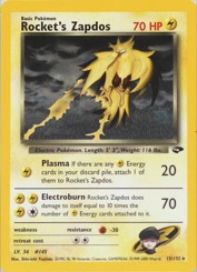 Most Valuable 1st Edition Pokémon Cards — Rocket's Zapdos