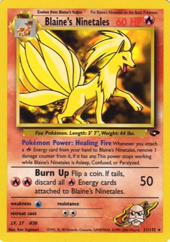 Blaine's Ninetales — Gym Challenge #21