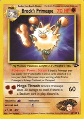 Brock's Primeape 35/132 Gym Challenge