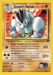Giovanni's Machoke 42/132 Gym Challenge