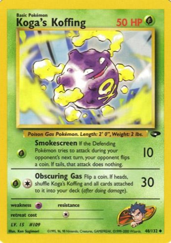 Koga's Koffing 48/132 from Gym Challenge