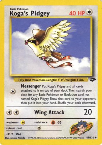 Koga's Pidgey 49/132 from Gym Challenge