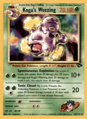 Koga's Weezing 50/132 Gym Challenge
