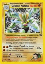Most Valuable 1st Edition Pokémon Cards — Giovanni's Machamp