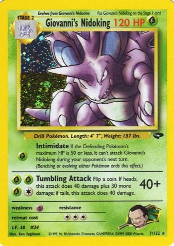Giovanni's Nidoking — Gym Challenge #7
