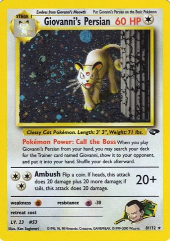Giovanni's Persian — Gym Challenge #8