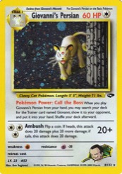 Most Valuable 1st Edition Pokémon Cards — Giovanni's Persian
