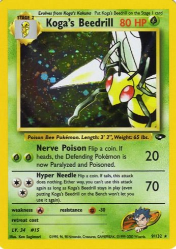 Koga's Beedrill — Gym Challenge #9