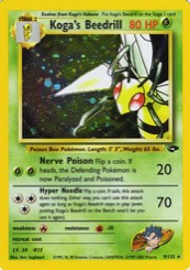 Most Valuable 1st Edition Pokémon Cards — Koga's Beedrill