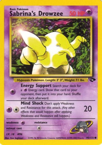 Sabrina's Drowzee 95/132 from Gym Challenge
