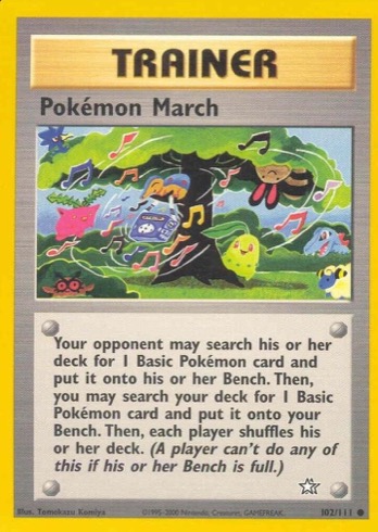 Pokémon March 102/111 from Neo Genesis