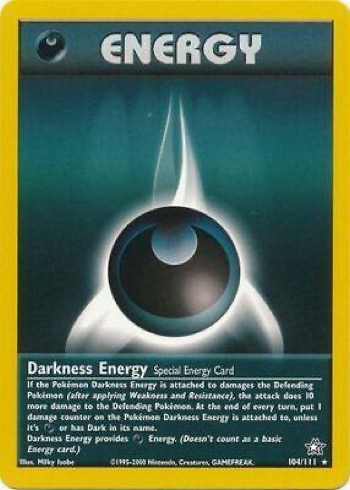 Darkness Energy 104/111 from Neo Genesis
