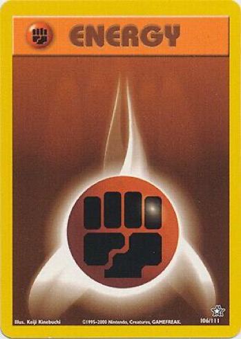 Fighting Energy 106/111 from Neo Genesis