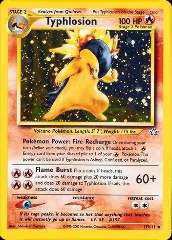 Typhlosion — Neo Genesis #17