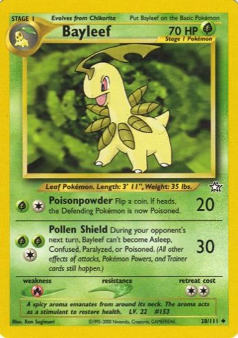 Bayleef 28/111 from Neo Genesis