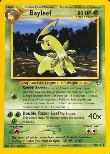Bayleef 29/111 from Neo Genesis