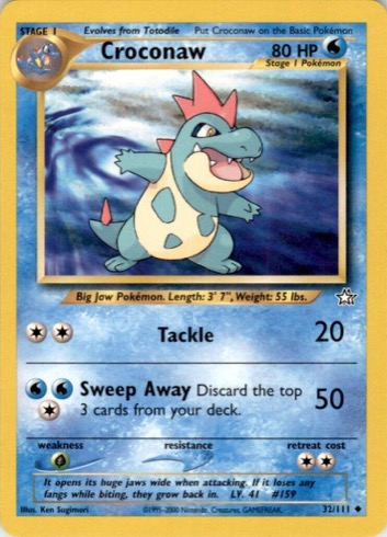 Croconaw — Neo Genesis #32