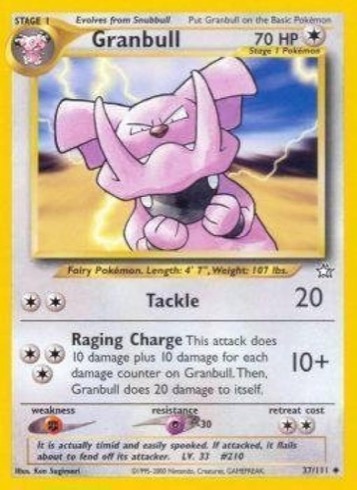 Granbull 37/111 from Neo Genesis
