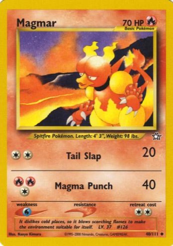 Magmar — Neo Genesis #40