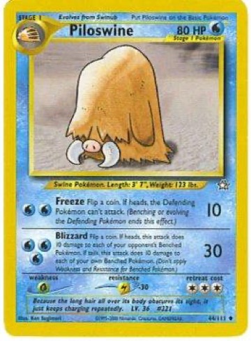 Piloswine — Neo Genesis #44