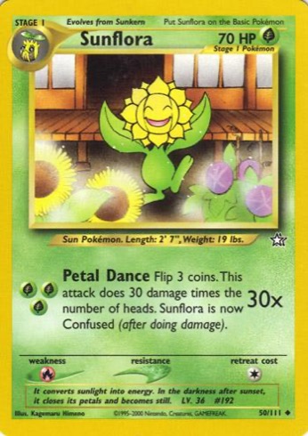 Sunflora 50/111 from Neo Genesis