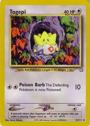 Togepi — Neo Genesis #51