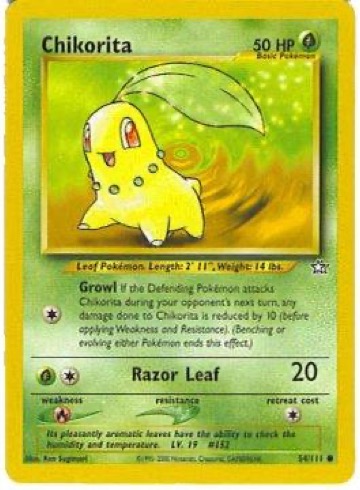 Chikorita — Neo Genesis #54