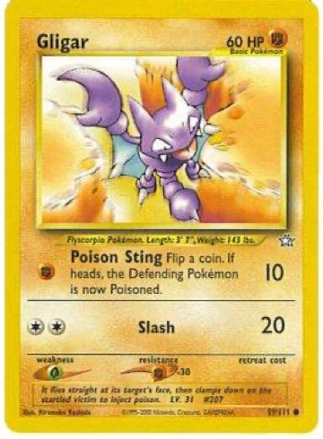 Gligar 59/111 from Neo Genesis