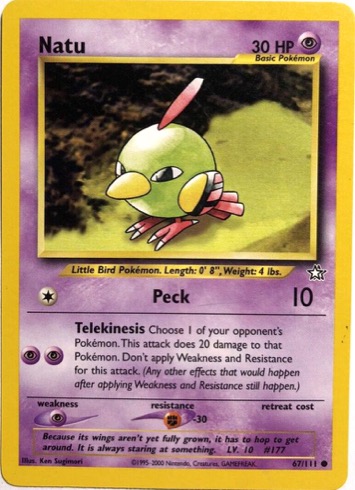 Natu 67/111 from Neo Genesis