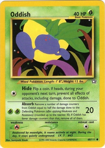 Oddish 68/111 from Neo Genesis