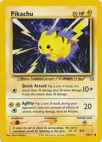 Pikachu — Neo Genesis #70