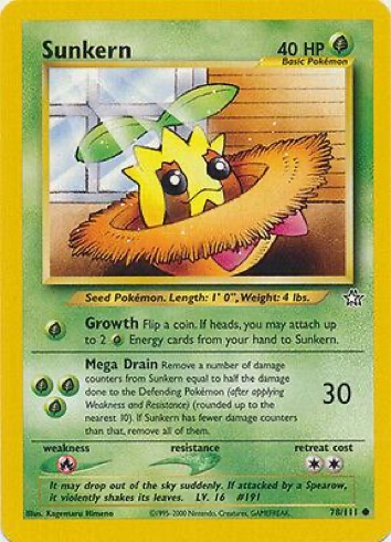 Sunkern 78/111 from Neo Genesis