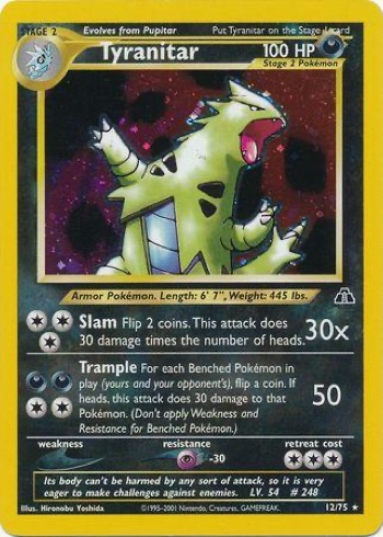 Tyranitar — Neo Discovery #12