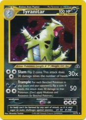 Most Valuable 1st Edition Pokémon Cards — Tyranitar