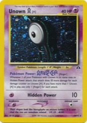 Most Valuable 1st Edition Pokémon Cards — Unown [A]