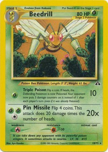 Beedrill — Neo Discovery #18
