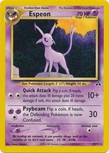 Espeon — Neo Discovery #20