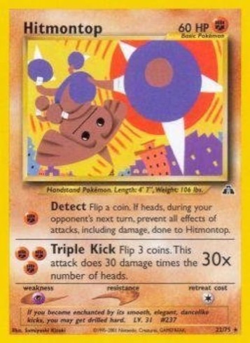 Hitmontop — Neo Discovery #22
