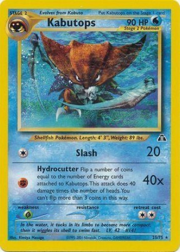 Kabutops — Neo Discovery #25