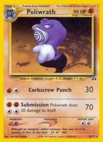 Poliwrath 28/75 from Neo Discovery