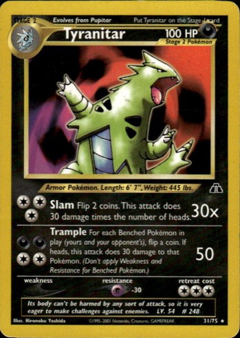 Tyranitar — Neo Discovery #31