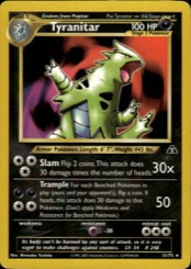 Most Valuable 1st Edition Pokémon Cards — Tyranitar