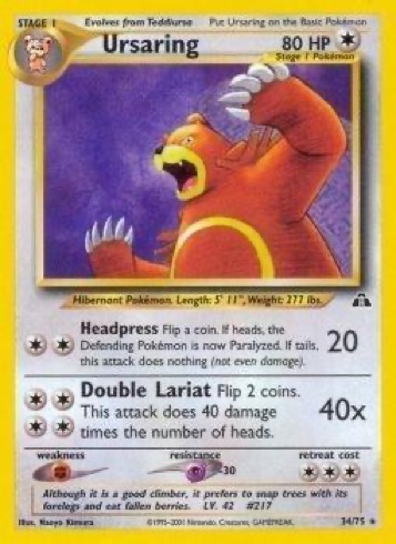 Ursaring — Neo Discovery #34