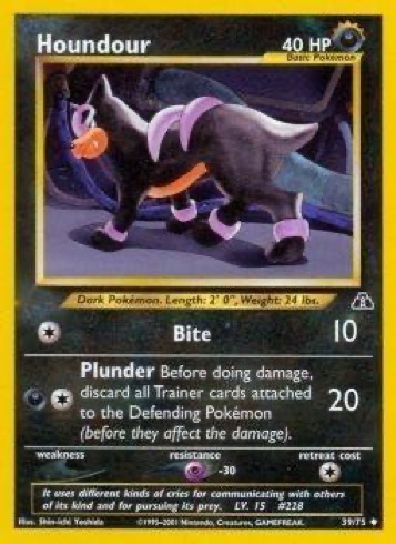 Houndour 39/75 from Neo Discovery