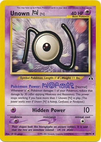 Unown [N] — Neo Discovery #50