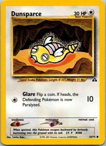 Dunsparce 54/75 from Neo Discovery