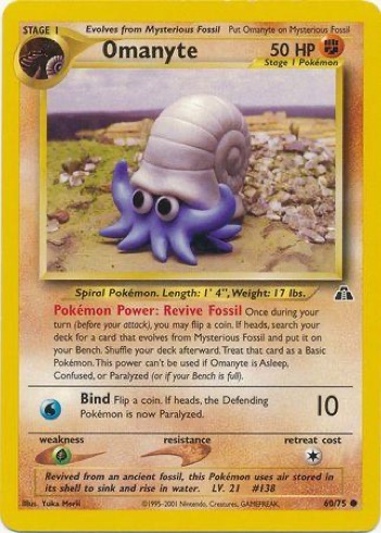 Omanyte — Neo Discovery #60